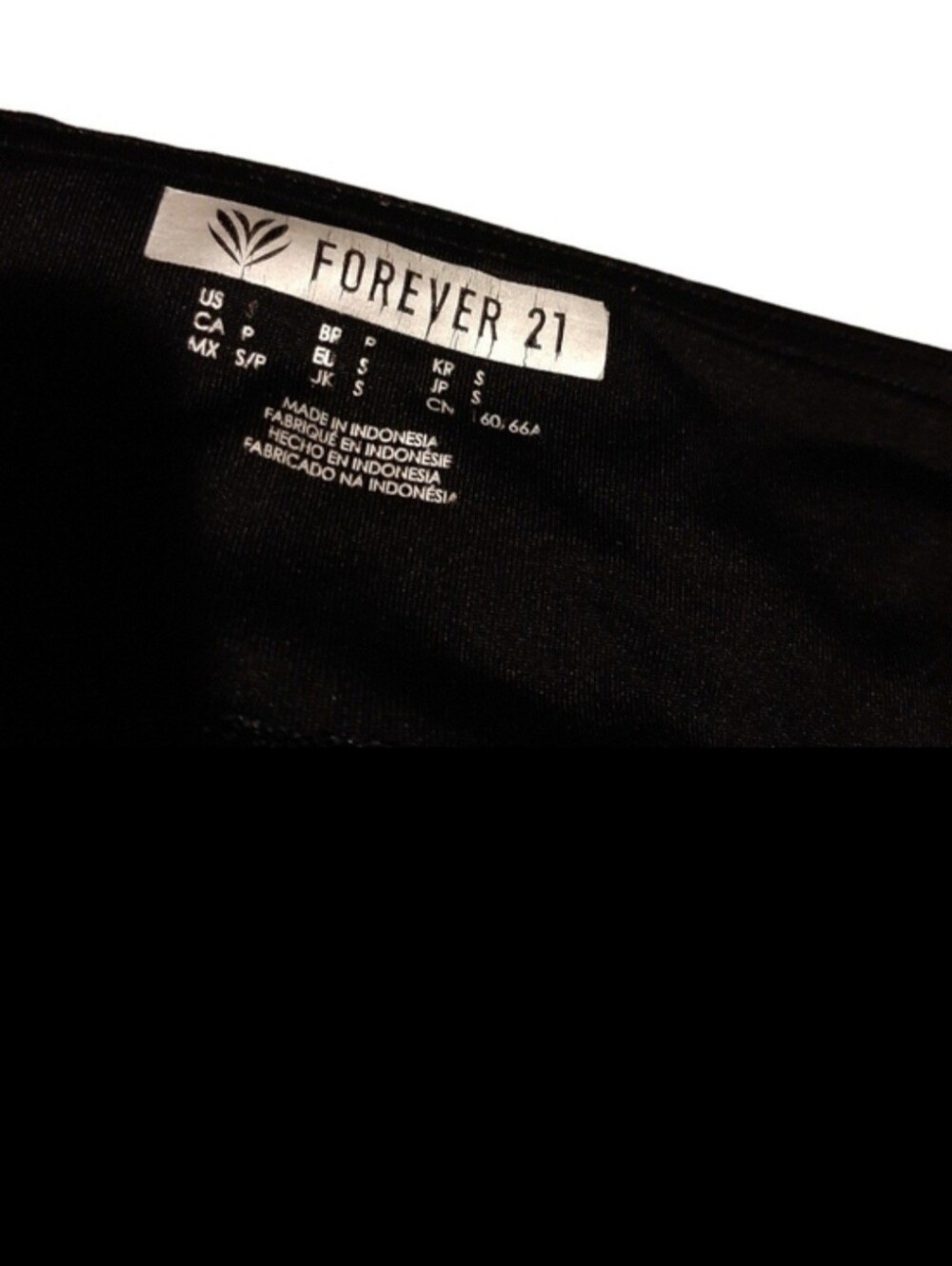 Forever 21 Women’s Small Black Mesh Leggings Sheer Stretch Gothic Y2K